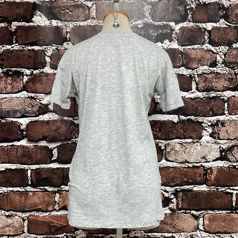 PJ Salvage Pajama Top Womens S Small NWT Grey Short Sleeve V-Neck - Picture 10 of 14